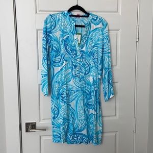 Lilly Pulitzer resort White Sea ruffles dress